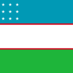 Uzbekistan Flagge